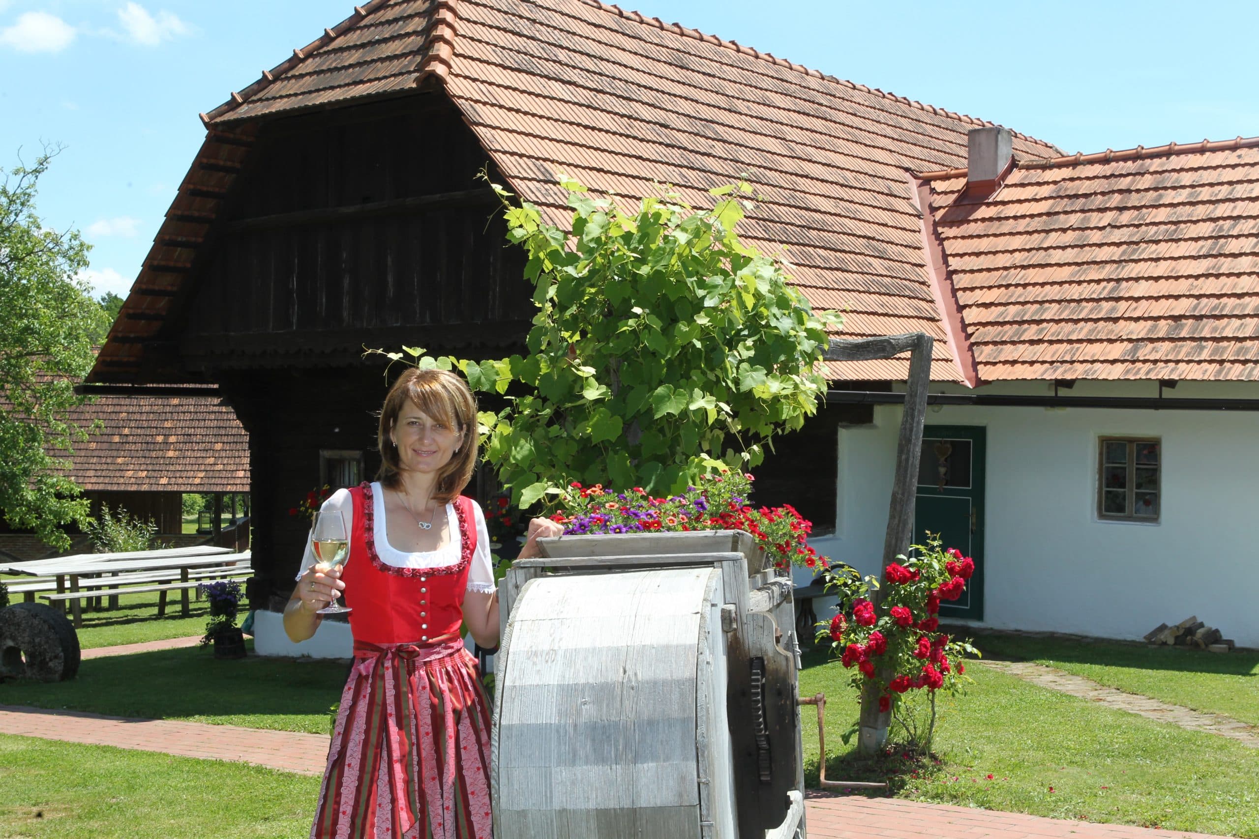 Der historische Hof der Berglermühle