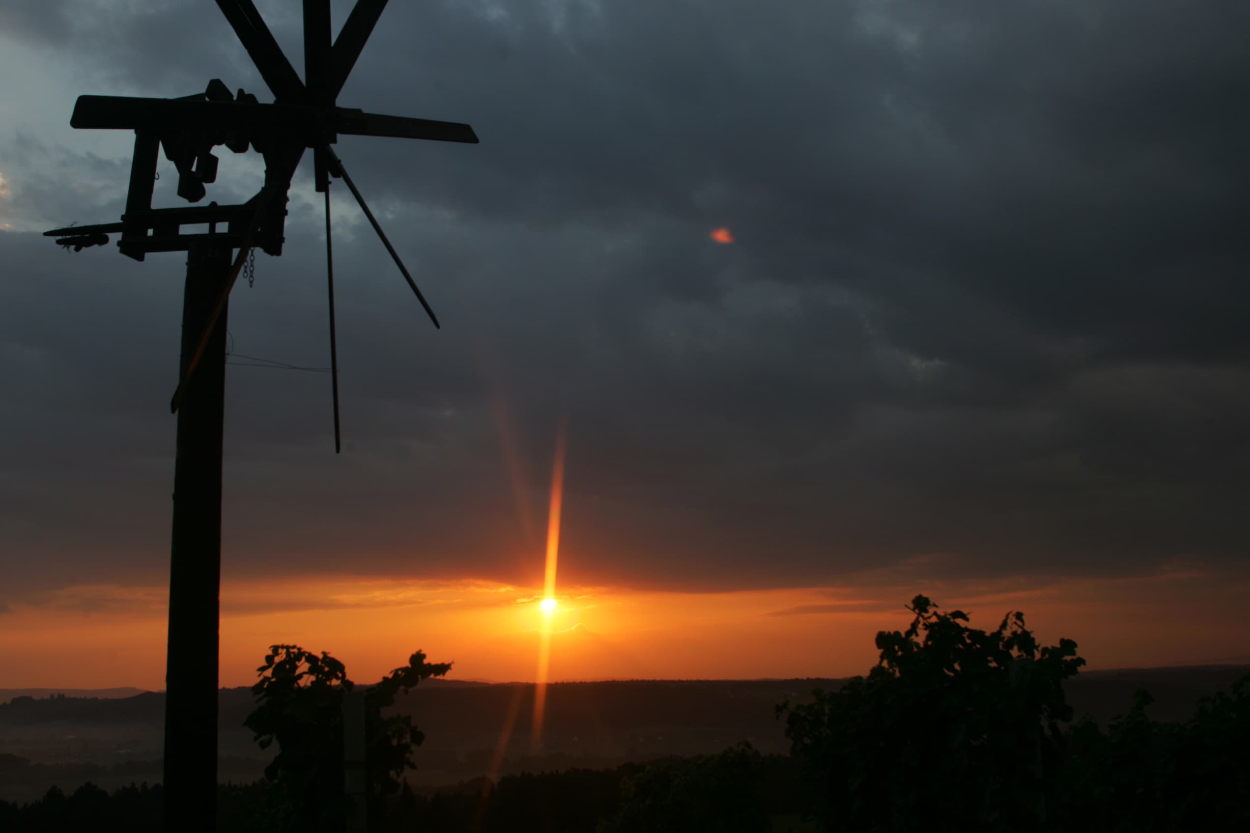 Steirischer Sonnenuntergang